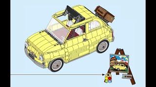 LEGO Creator Expert 10271, Fiat 500 - building instructions