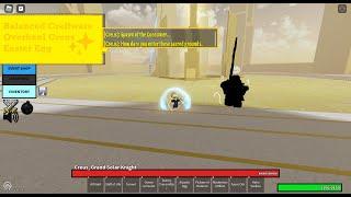 Roblox Balanced craftwars Creus easter egg