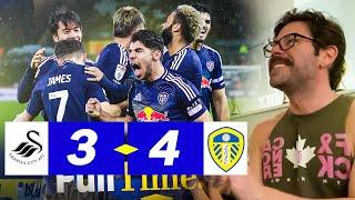 TOP OF THE LEAGUE!!! IRL watch party with Nick28T!!  SWANSEA v LEEDS 3-4 Championship 2024 2025