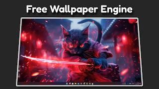 New Free and Open source Live Wallpaper Engine for Windows PC