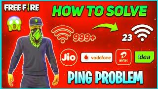 How To Solve Ping Problems In Free Fire | 999+ Ping Issue Solution Trick #shorts