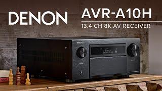 DENON AVR-A10H 13.4 Channel 8K Home Theater Receiver: Take Your Home Theater to the Next Level 