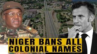 Niger’s capital Ditches colonial names for more patriotic African ones