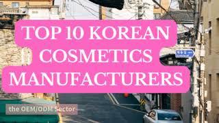 Top 10 Korean Cosmetics Manufacturers