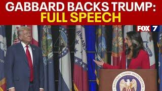 Tulsi Gabbard endorses Trump: FULL SPEECH