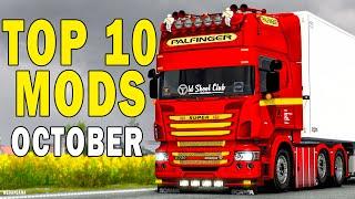 TOP 10 ETS2 MODS - OCTOBER 2022 | Euro Truck Simulator 2 Mods