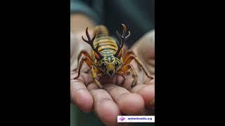 Special tiger head creature with insect body  #viralvideo  #viraltiger