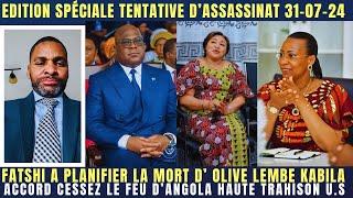 URGENT! FATSHI-NYAKERU ONT ORGANISÉ LA MORT PHYSIQUE D'OLIVE LEMBE KABILA ACCORD RDC-RWANDA SECRET