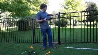 Review  - WamBam Handy Andy (4.5 ft) Aluminum Fence (No Dig Fence)