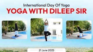 Live Yoga Session by Dileep Sir | Yoga Diwas @ Springboard Academy