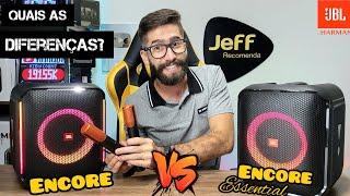 JBL PARTYBOX ENCORE (Versão Completa) Vs JBL PARTYBOX ENCORE ESSENTIAL: Qual é a melhor opção?