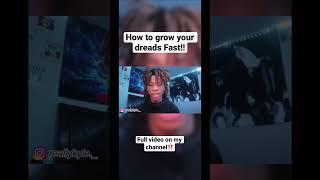 How to Grow your Locs fast. Full video on my channel