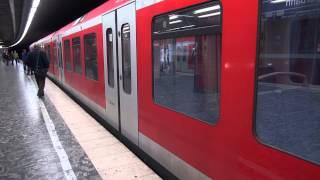 S-Bahn Hamburg - Züge der City S-Bahn im Tunnel [1080p]