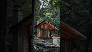 House in the Middle of Nature: When Wood and Natural Stone Meet