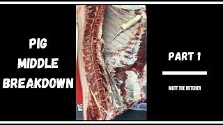 Pig Middle Breakdown PART 1 // Matt the Butcher