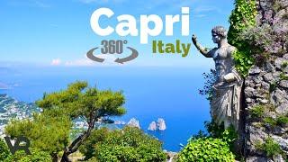 Capri, Italy  - 360° Virtual Reality VR 4K Walking Tour - September 2022