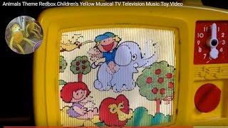 Cute Animal Theme Redbox Children's Yellow Musical TV Television Music Toy Video