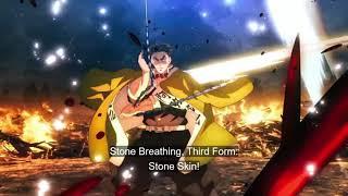 Demon Slayer : Hashira Training Arc - Gyomei Himejima use Stone Breathing