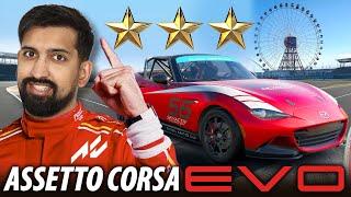 How To Complete Assetto Corsa EVO R1 Driving Academy (From Real MX-5 Racer!)