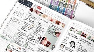 Plan With Me: Repurposing Old Sticker Kits | Hobonichi Cousin Planner