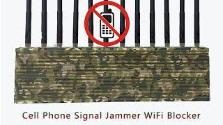 Cell Phone Signal Jammer 12 Band 4G. 5G. 2.4G.5.2G.5.8G Multi-band WiFi Signal Blocker