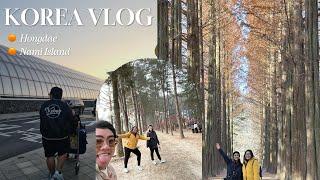 Korea Vlog Day 1&2 (Hongdae & Nami Island)