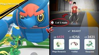 *SOLO* MEGA HERACROSS raid in Pokemon GO.