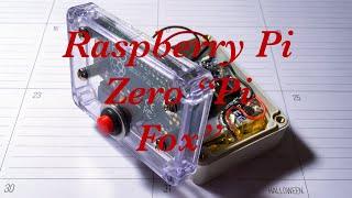 Raspberry Pi Zero With “Pi-Fox” Installed For Amateur Radio