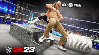 Insane Extreme Moments in WWE2K23 - You Won't Believe!