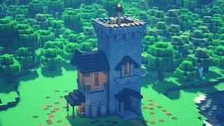 How to Build a Minecraft Medieval Tower - Minecraft Medieval Builds