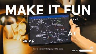 how to make studying ADDICTING, like a video game.