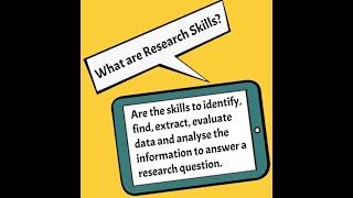 What are Research Skills? #shorts