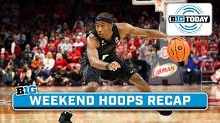 Michigan and Michigan State Stay Undefeated in Conference Plus More Weekend Hoops Recap | B1G Today