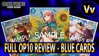 One Piece TCG: Full OP10 Set Review - Analyzing All of the Blue Cards Coming out in Set 10