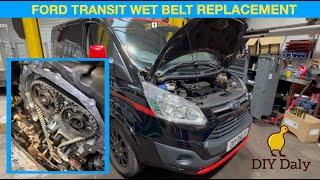 Ford Transit 2.0 ecoblue timing belt replacement (wet belt)