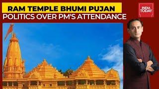 Ram Mandir Bhoomi Pujan Preps In Full Swing, Politics Peaks Over PM Modi's Attendance | Newstrack