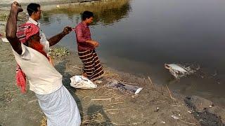 নদীতে বোয়াল মাছ ধরা II Best Hook Fishing II Catching Boal Fish