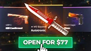 I Unboxed This EXPENSIVE KNIFE For Only $77?!  - HELLCASE