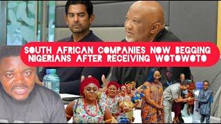 South African Companies are Now Begging Nigerians after Receiving WOTOWOTO