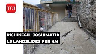 Rishikesh to Joshimath Road, damaged by 1.3 landslides, study reveals