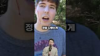 미스터비스트가 눈을 잃을 뻔한 날