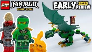 Lloyd's Green Forest Dragon EARLY 2025 Review! Ninjago Dragons Rising Set 71829