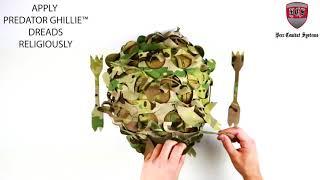 Predator Ghillie™ Helmet Cover Assembly