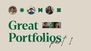 3 truly amazing UX design portfolios review