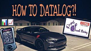 HOW TO DATALOG WITH COBB ACCESSPORT (ON A MUSTANG MUSTANG ECOBOOST) 