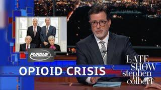 Colbert Links Big Pharma's Sackler Family To America's Opioid Crisis