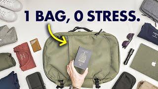 How to travel with just one bag (& zero sacrifices)