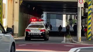 愛知県警察　パトカー　緊急走行