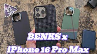 Benks Slim Aramid MagSafe Armor Pro and Armor Air Case Review for the iPhone 16 Pro Max