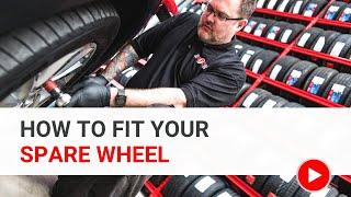 How to fit your spare wheel